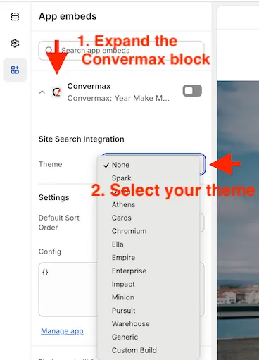 Configure Convermax